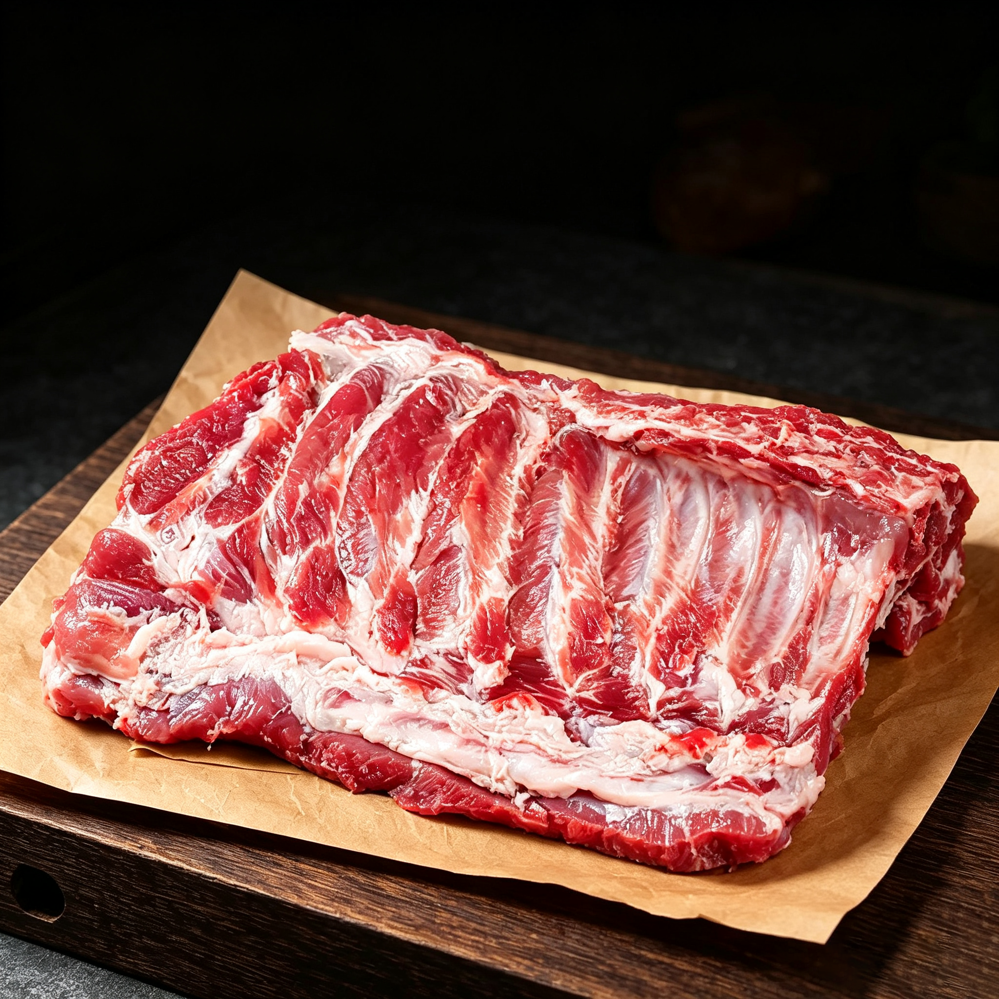 Black Pork Spare Ribs